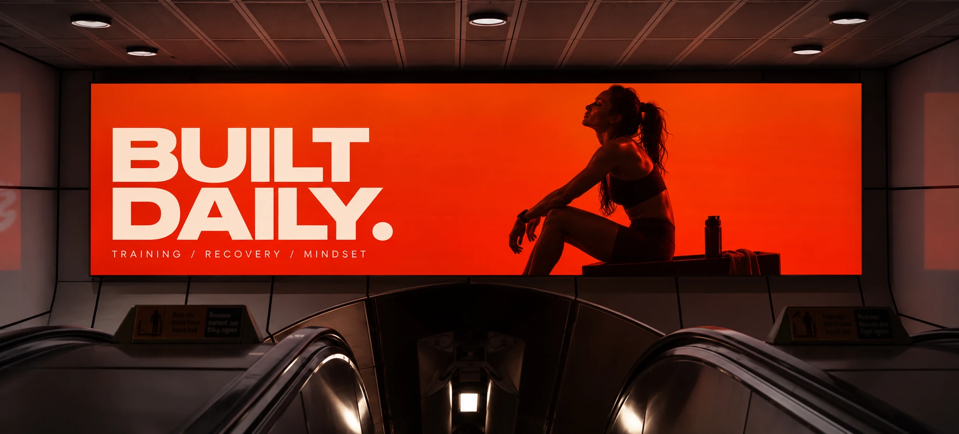 Hero campaign visual — Built Daily campaign