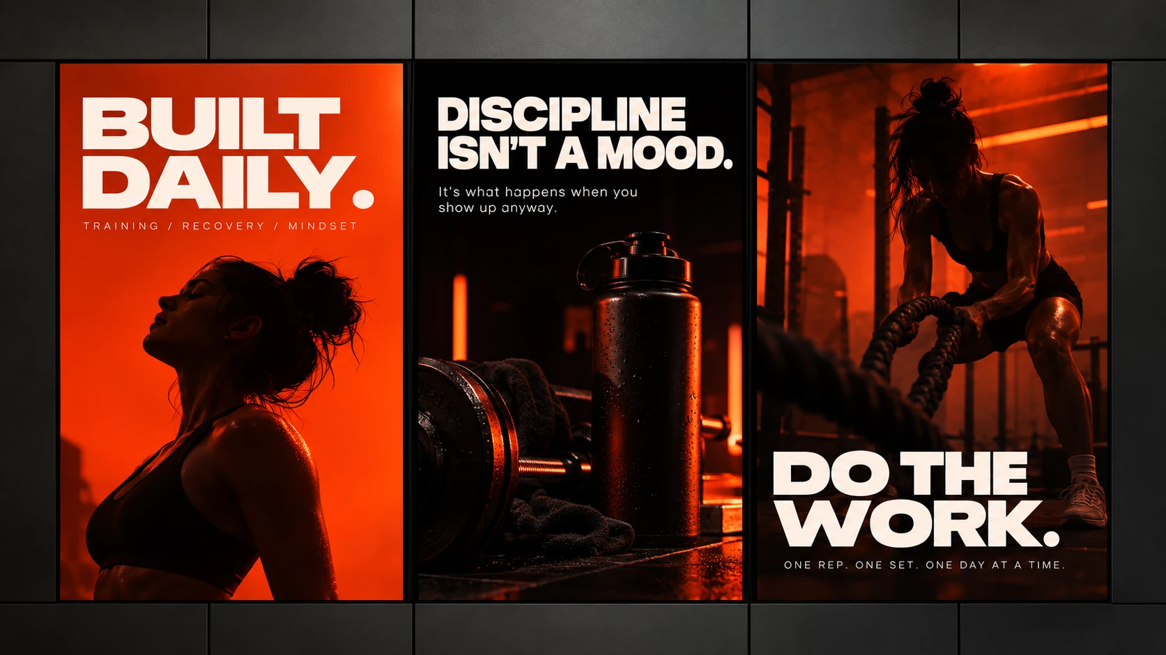 Supporting social posts — Built Daily campaign