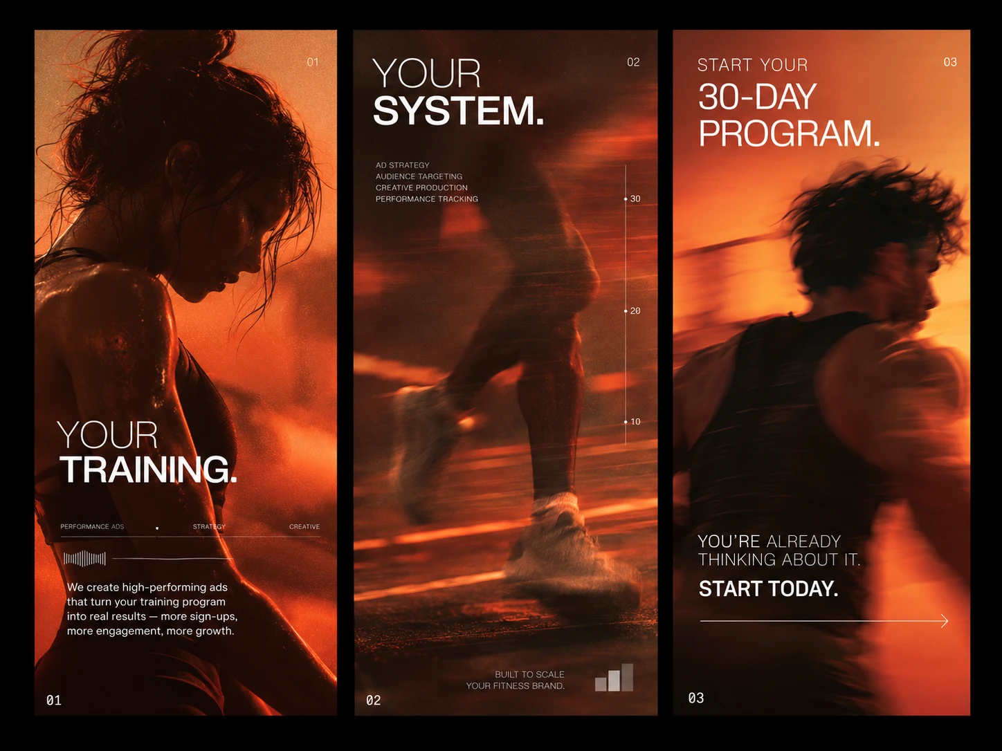 Ad variations — Built Daily campaign
